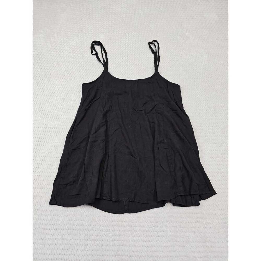 Hot Topic Shirt Womens Large Black Tank Top Flowy